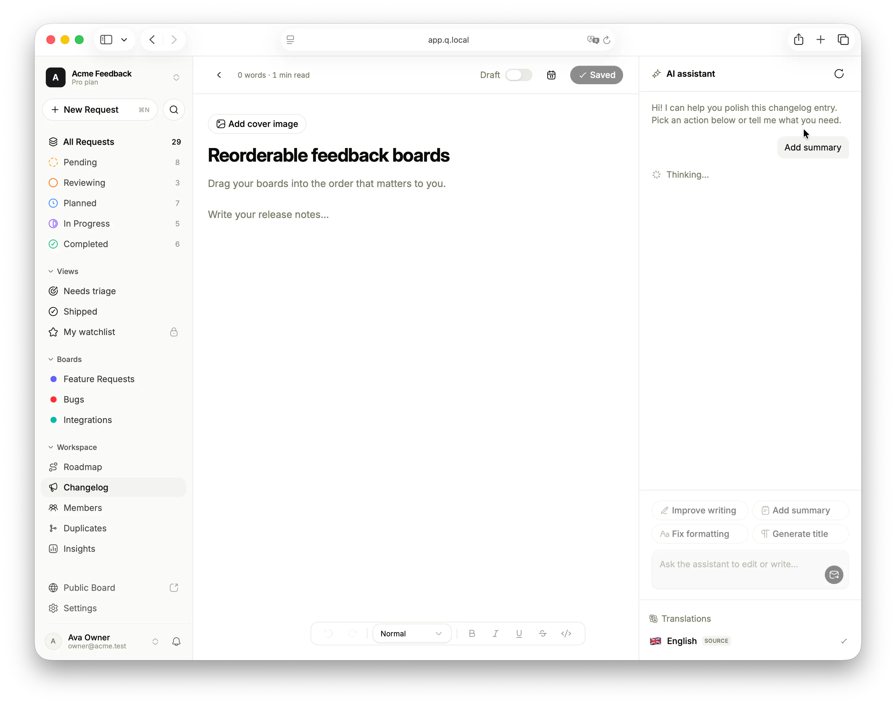 QuokkaJot — happier user insights gallery image