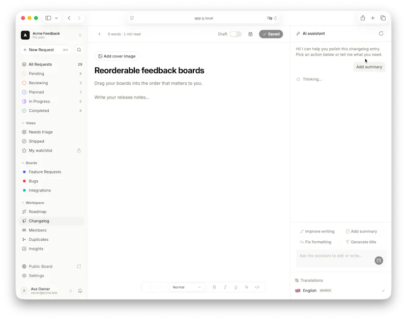 QuokkaJot — happier user insights screenshot 4