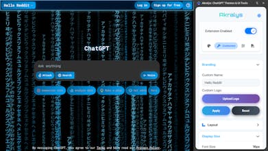Akralys: ChatGPT Themes, UI Tools & PDF gallery image
