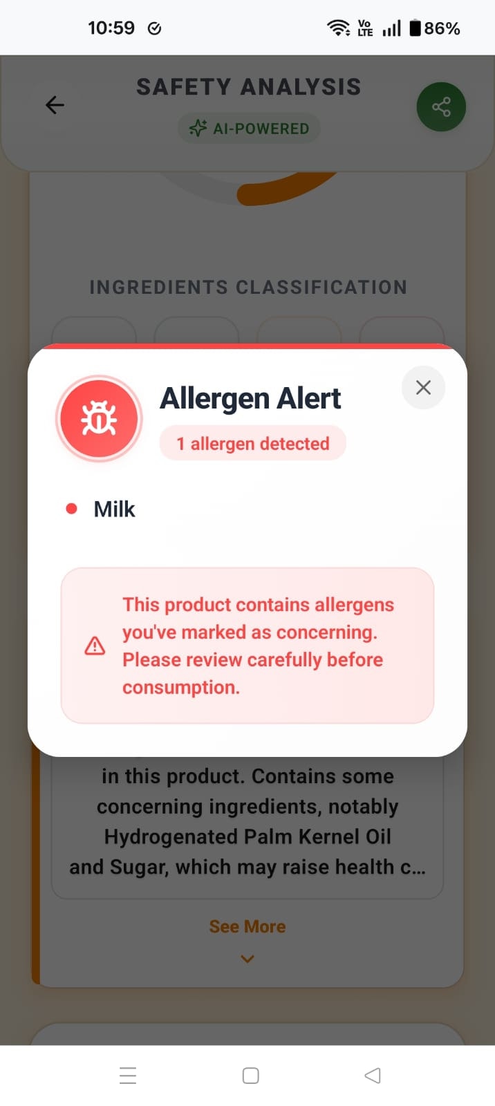 Média LABEALYNX - Analyseur d'ingrédients - Analyseur de sécurité des ingrédients alimentés par l'IA 10