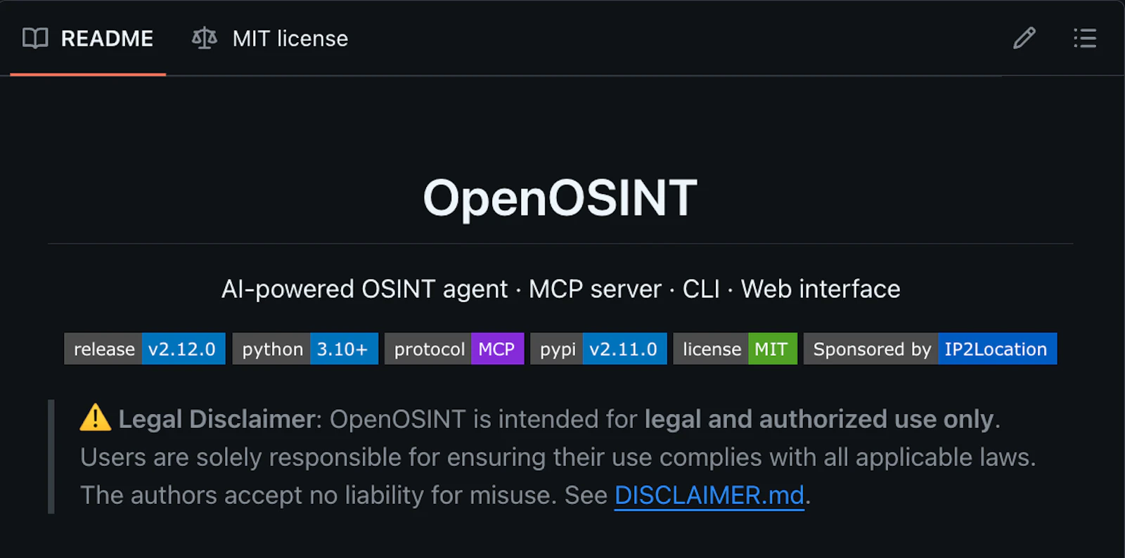 openosint(1) screenshot 2