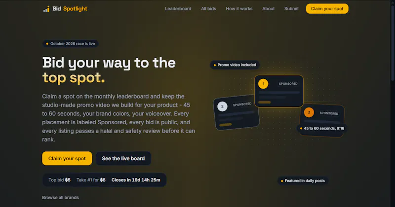 Bid Spotlight screenshot 3