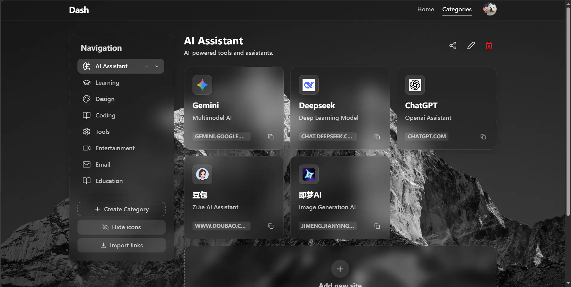 Dash-Navigation gallery image