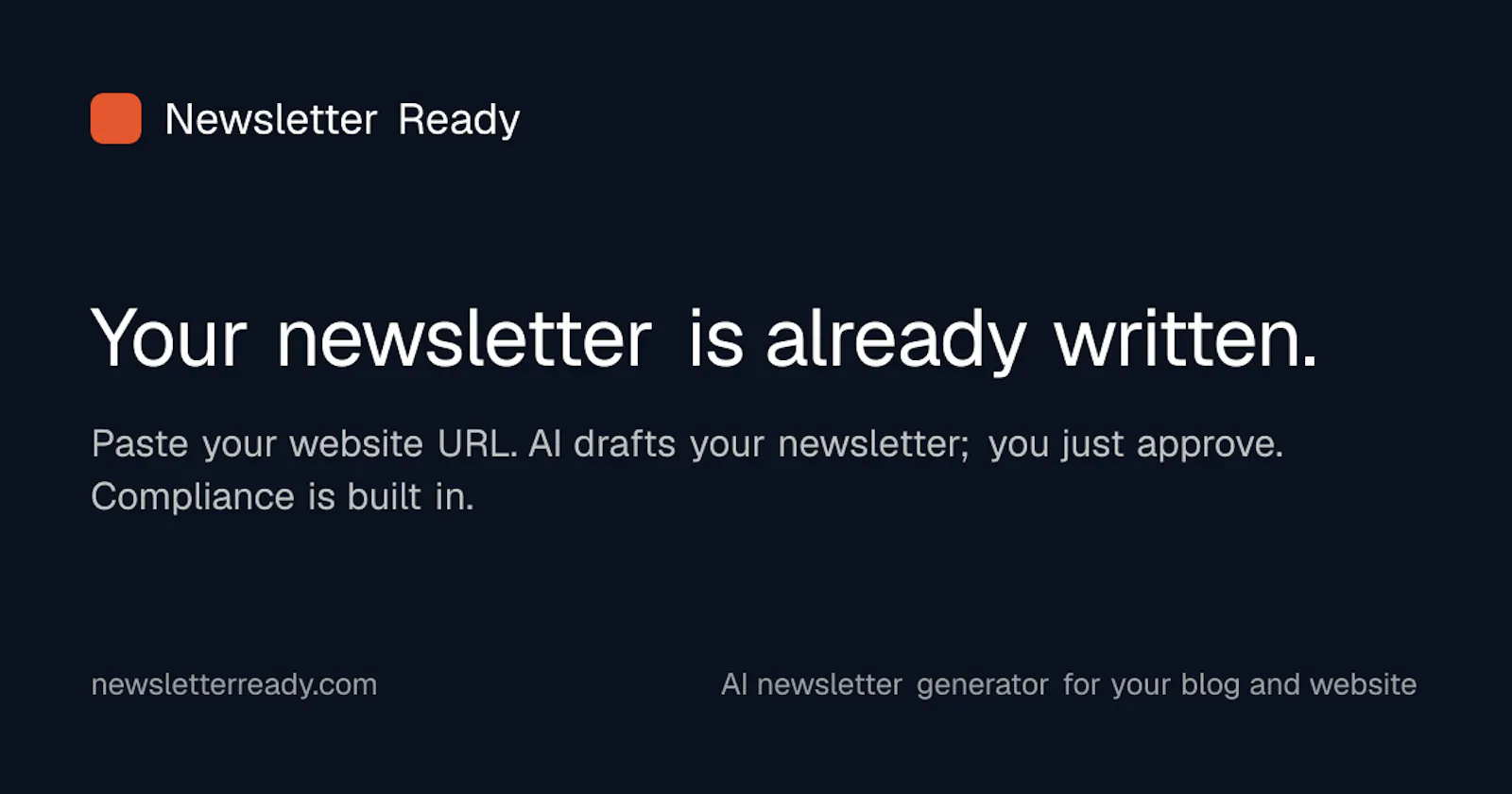 Newsletter Ready screenshot 1