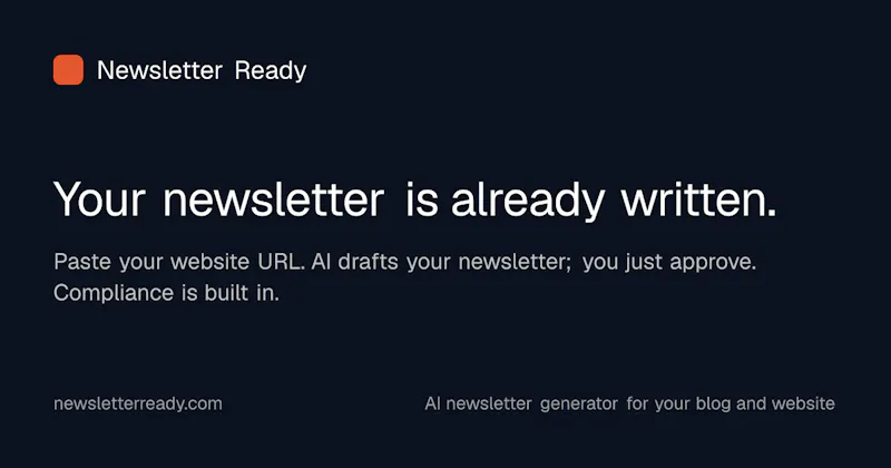 Newsletter Ready screenshot 1