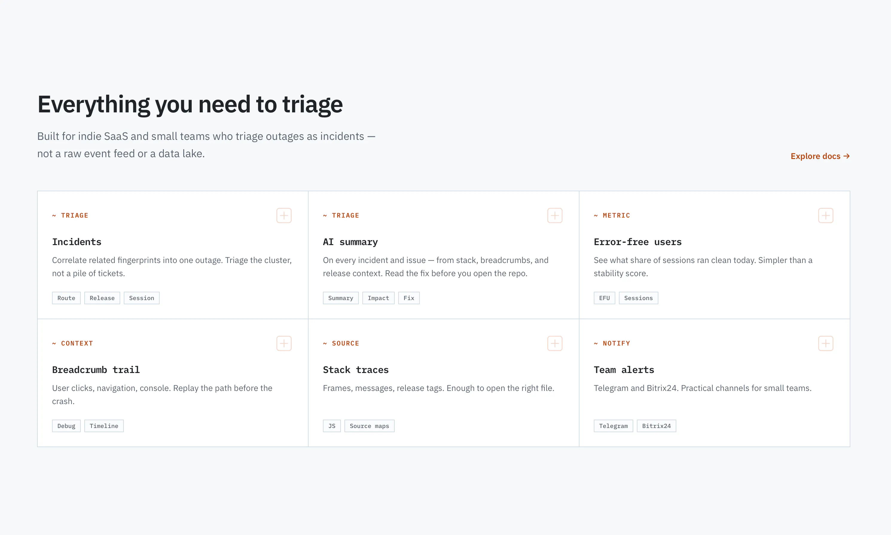 RetraceKit – incidents tracking platform gallery image