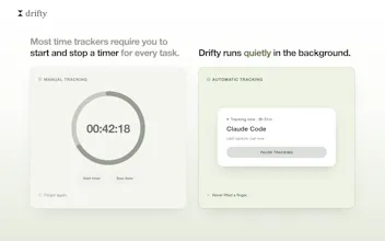 Drifty - Context Aware AI Time Tracker gallery image