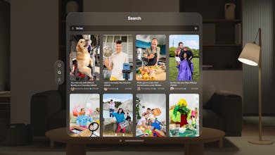 新しい空間アプリでの魅力的なTikTok体験を Vision Proで満喫してください。
