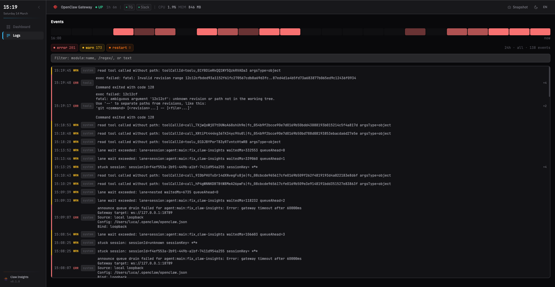 Claw Insights gallery image