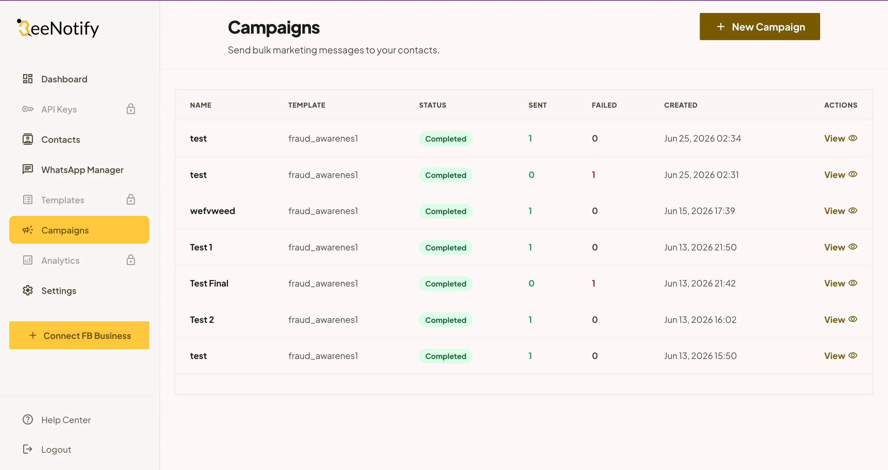 BeeNotify - Whatsapp API & Bulk Campaign gallery image