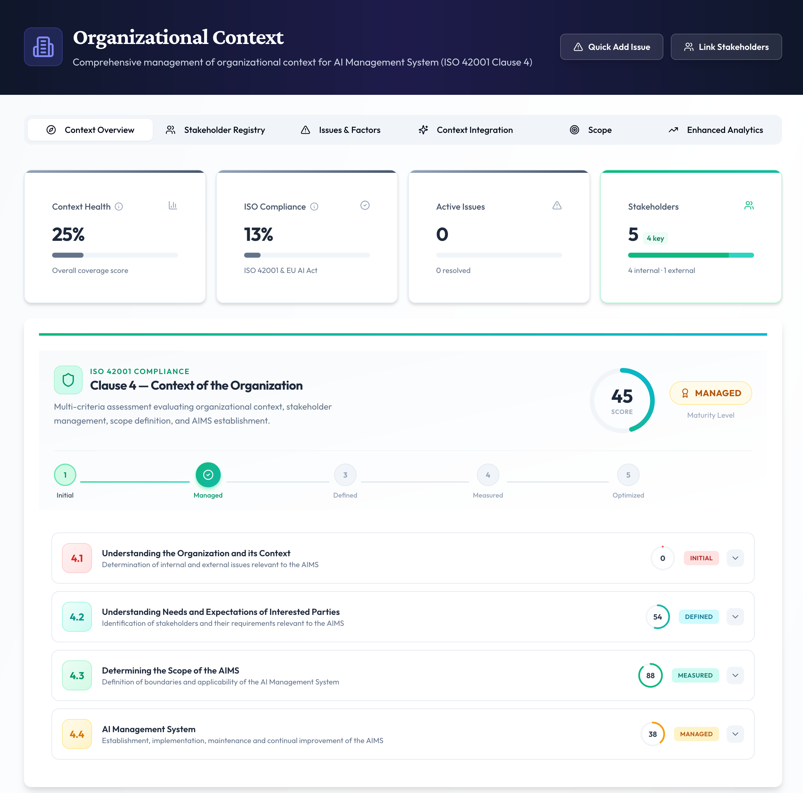 Arelis AI Management System gallery image