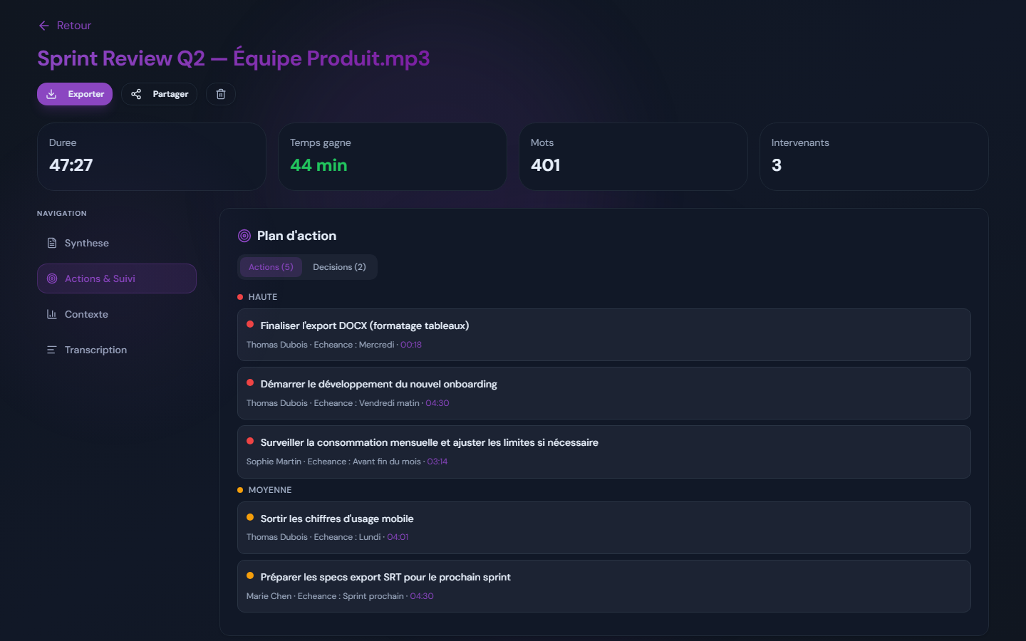 AudiosTranscribe gallery image