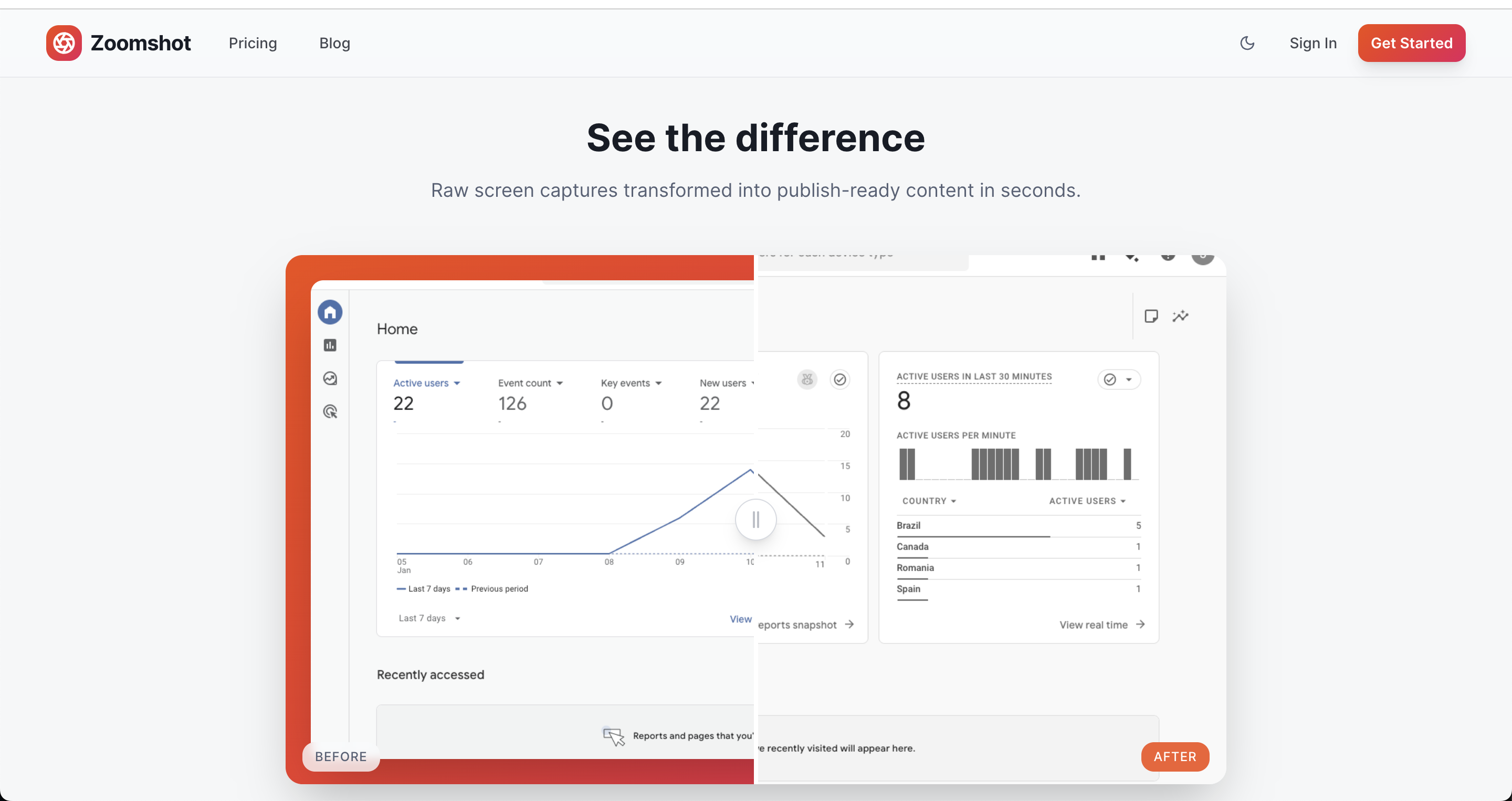 ZoomShot - Amazing screen recordings. - Screenshot 4 showing product features and functionality
