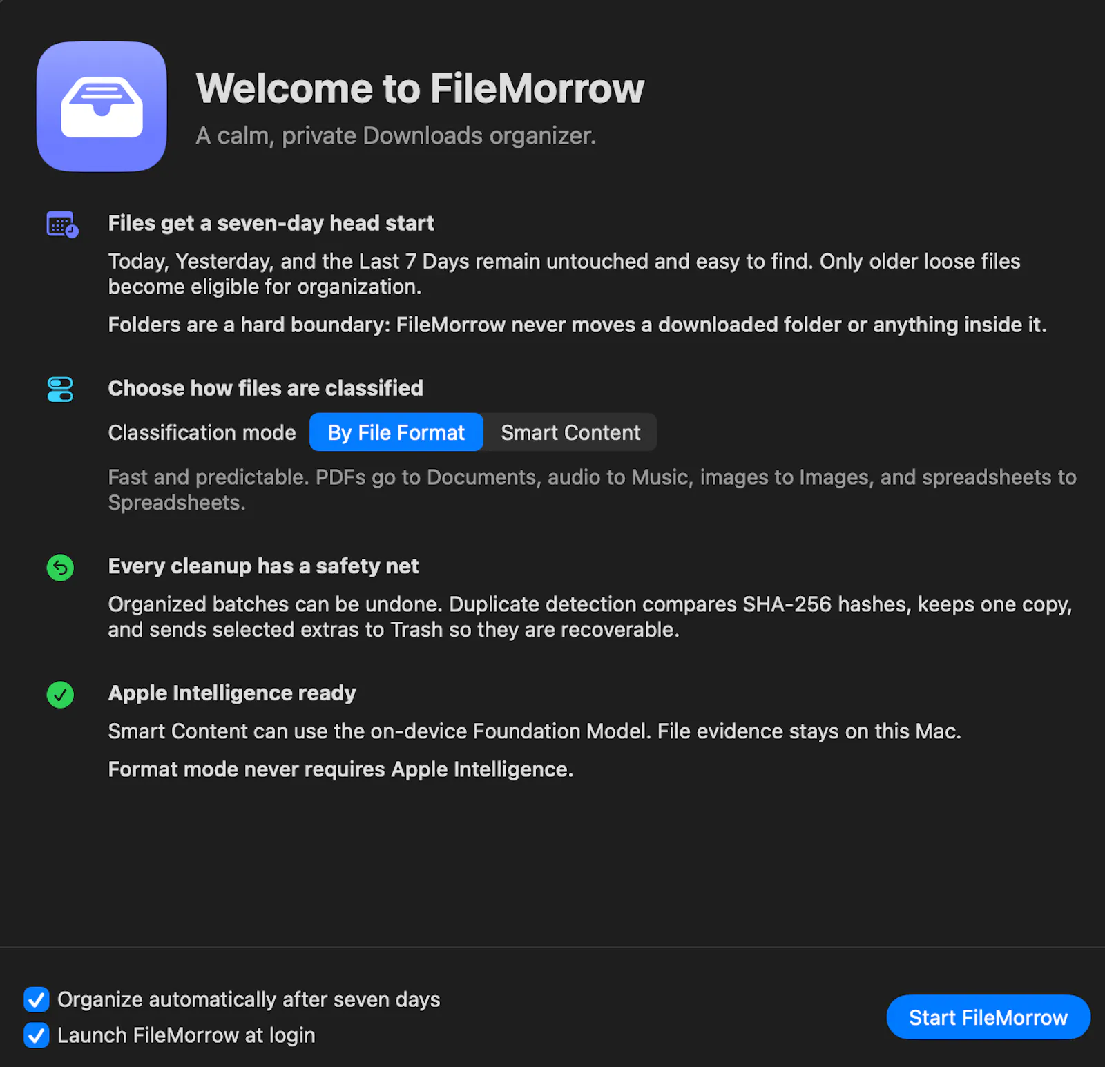 FileMorrow screenshot 2