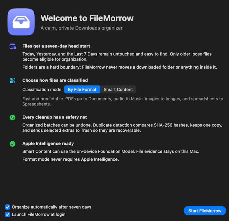 FileMorrow screenshot 2