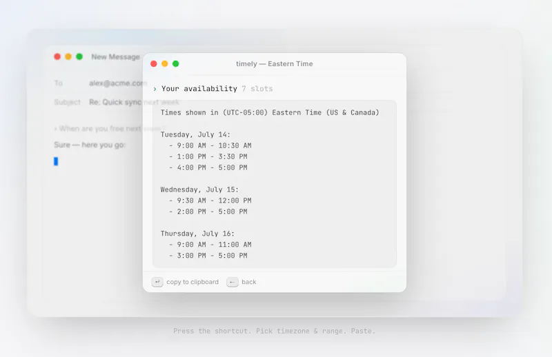 Timely screenshot 3