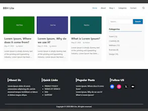 BBH Lite - WordPress Theme gallery image