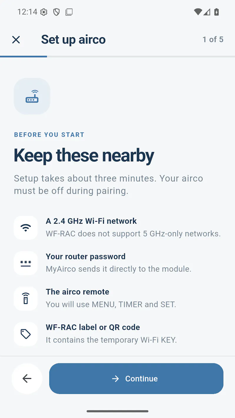 MyAirco - A modern app for MHI AC's screenshot 3