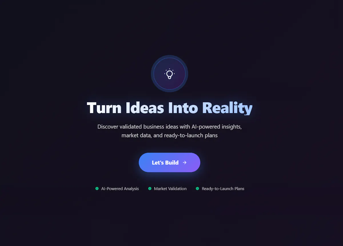 BuildNextApp v1 - Idea Generator