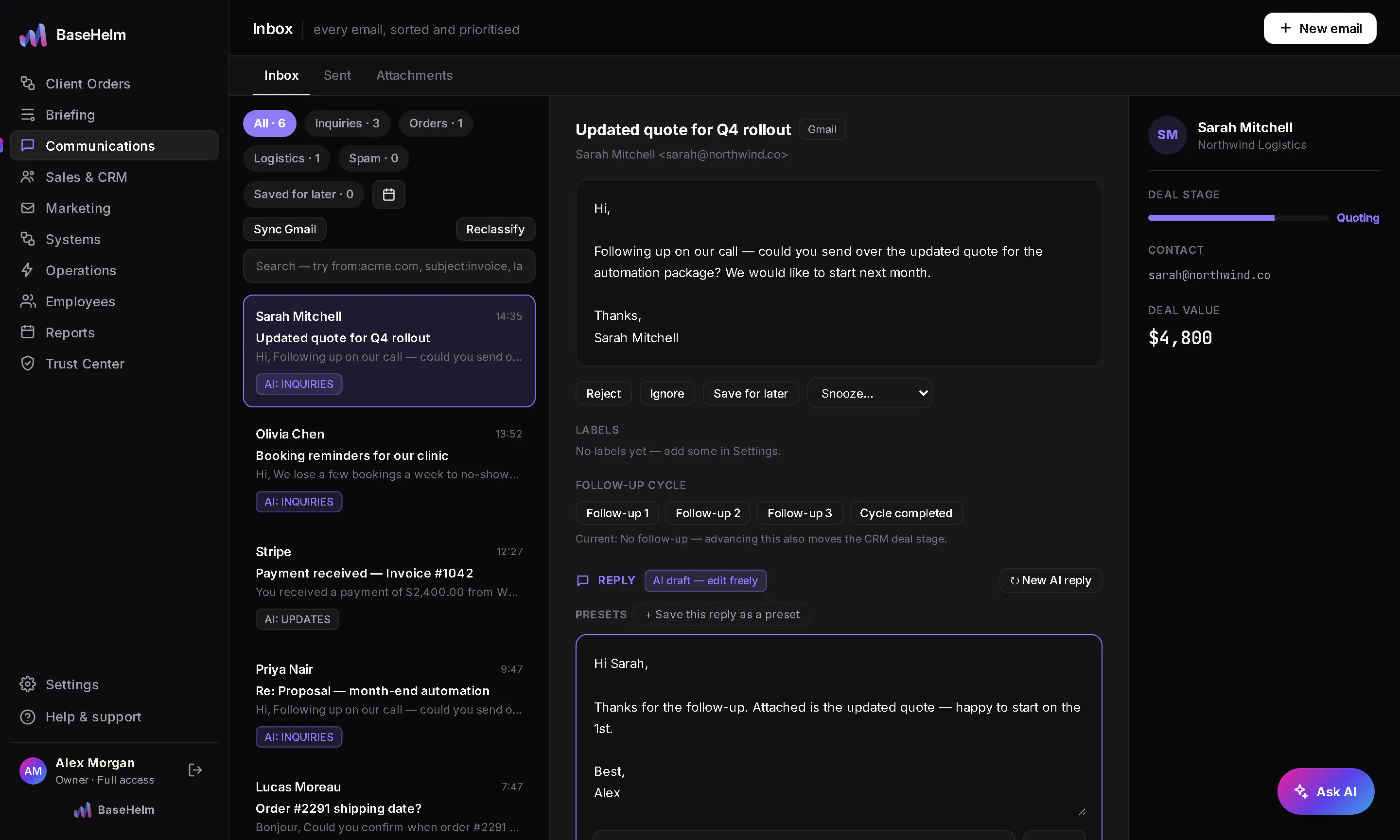 BaseHelm — Overview gallery image