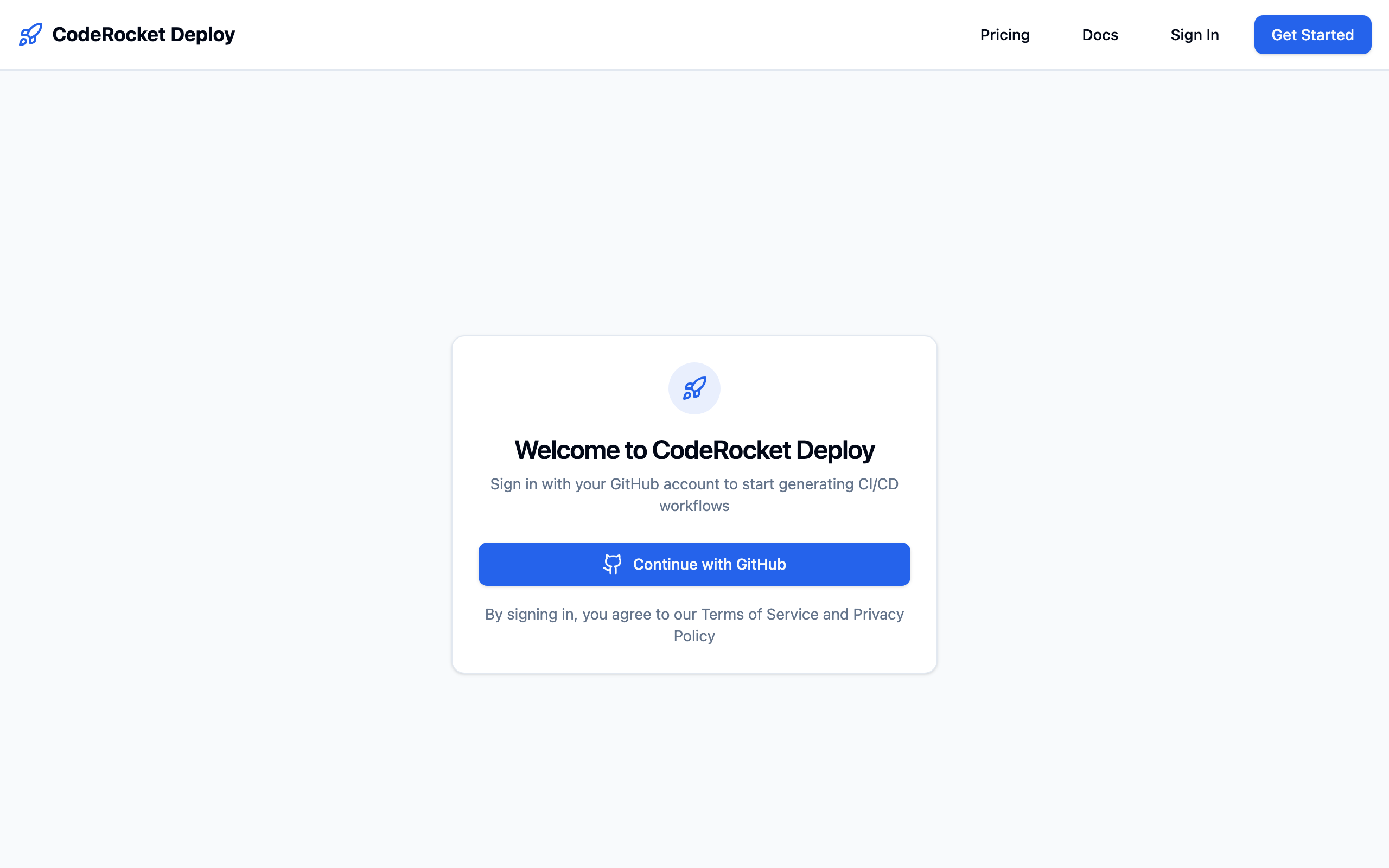 CodeRocket Deploy gallery image