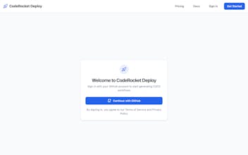 CodeRocket Deploy gallery image