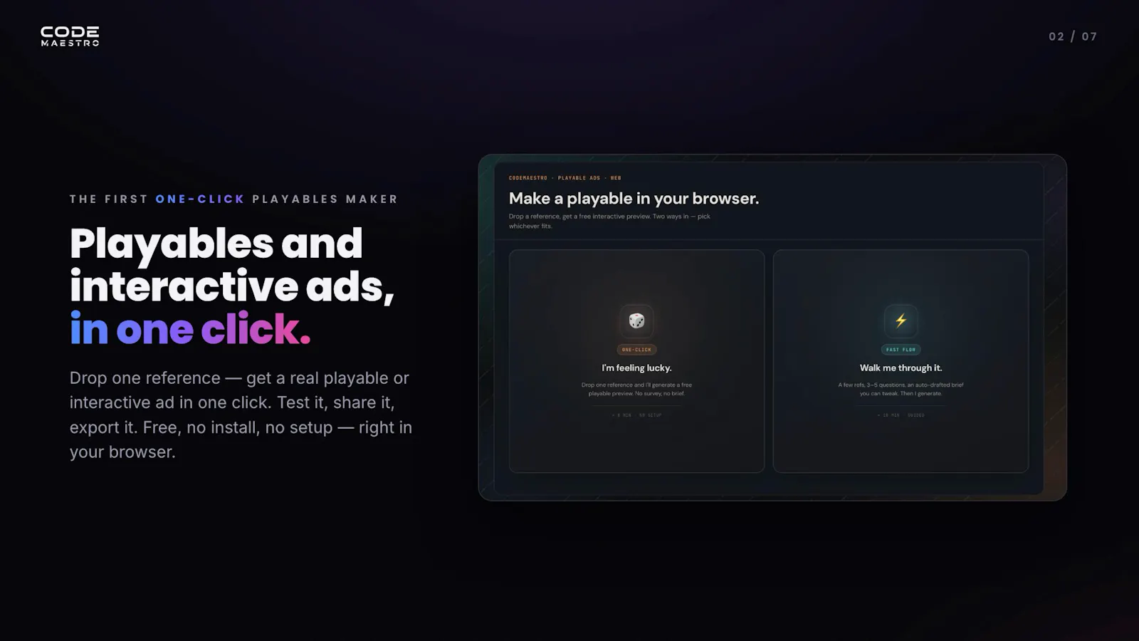 Code Maestro - Playable Ads Creator screenshot 3