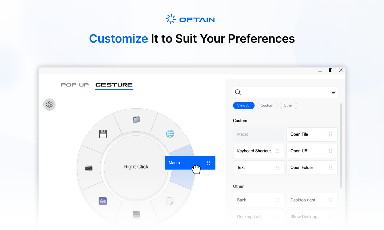 Mídia 4 de Optain beta -Upgrade seu mouse comum - Atualize seu mouse comum