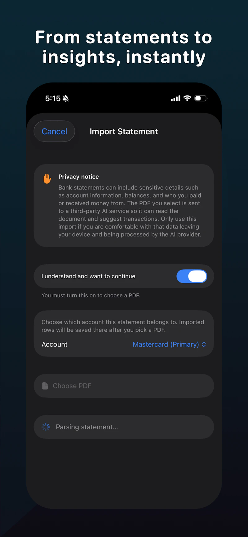 Spendrift screenshot 3