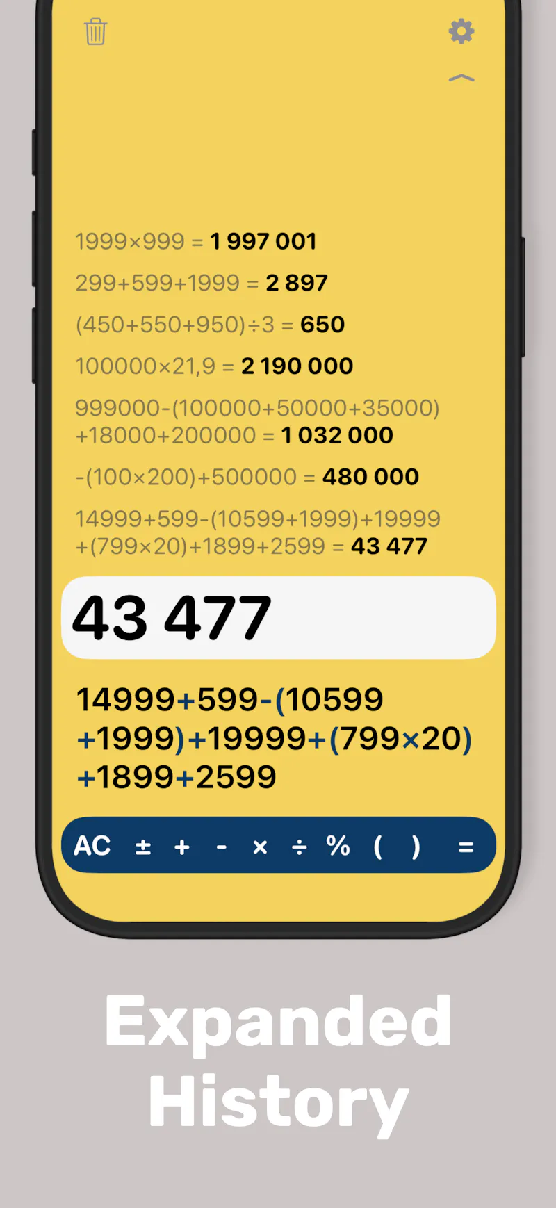 Clear Calc - Native Calculator screenshot 4
