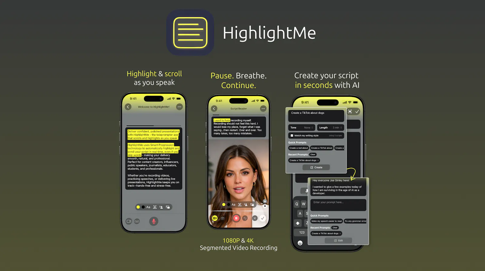 HighlightMe - Teleprompter screenshot 2