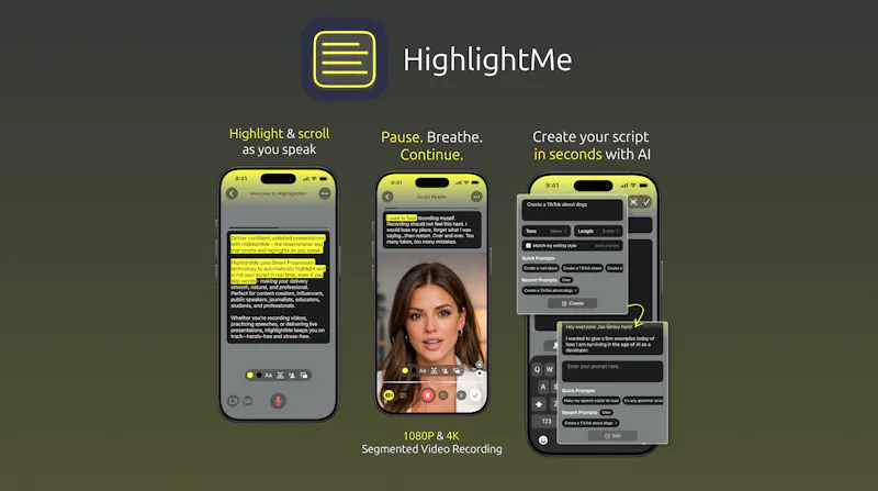 HighlightMe - Teleprompter screenshot 2