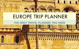 Europe Trip Planner media 1