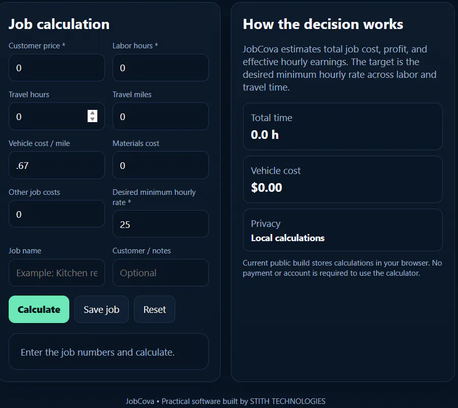 JobCova — Job Decision Platform gallery image
