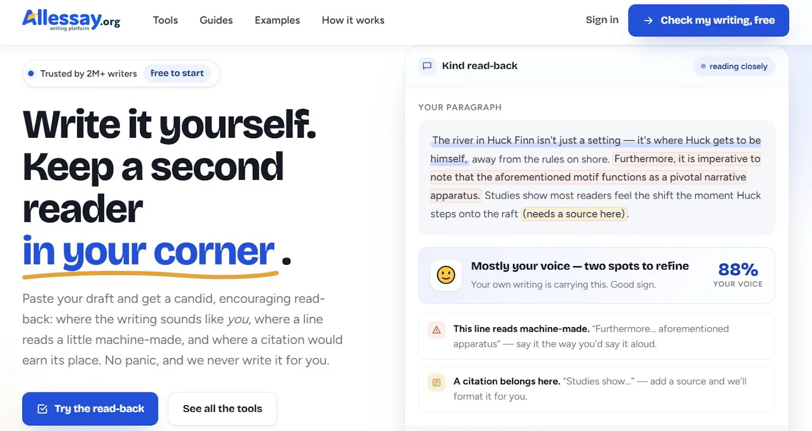 Allessay.org screenshot 1
