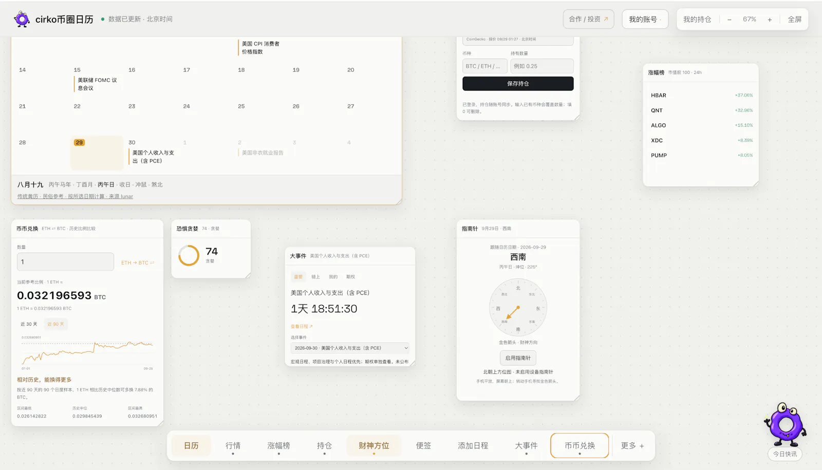 Cirko Crypto Calendar screenshot 3