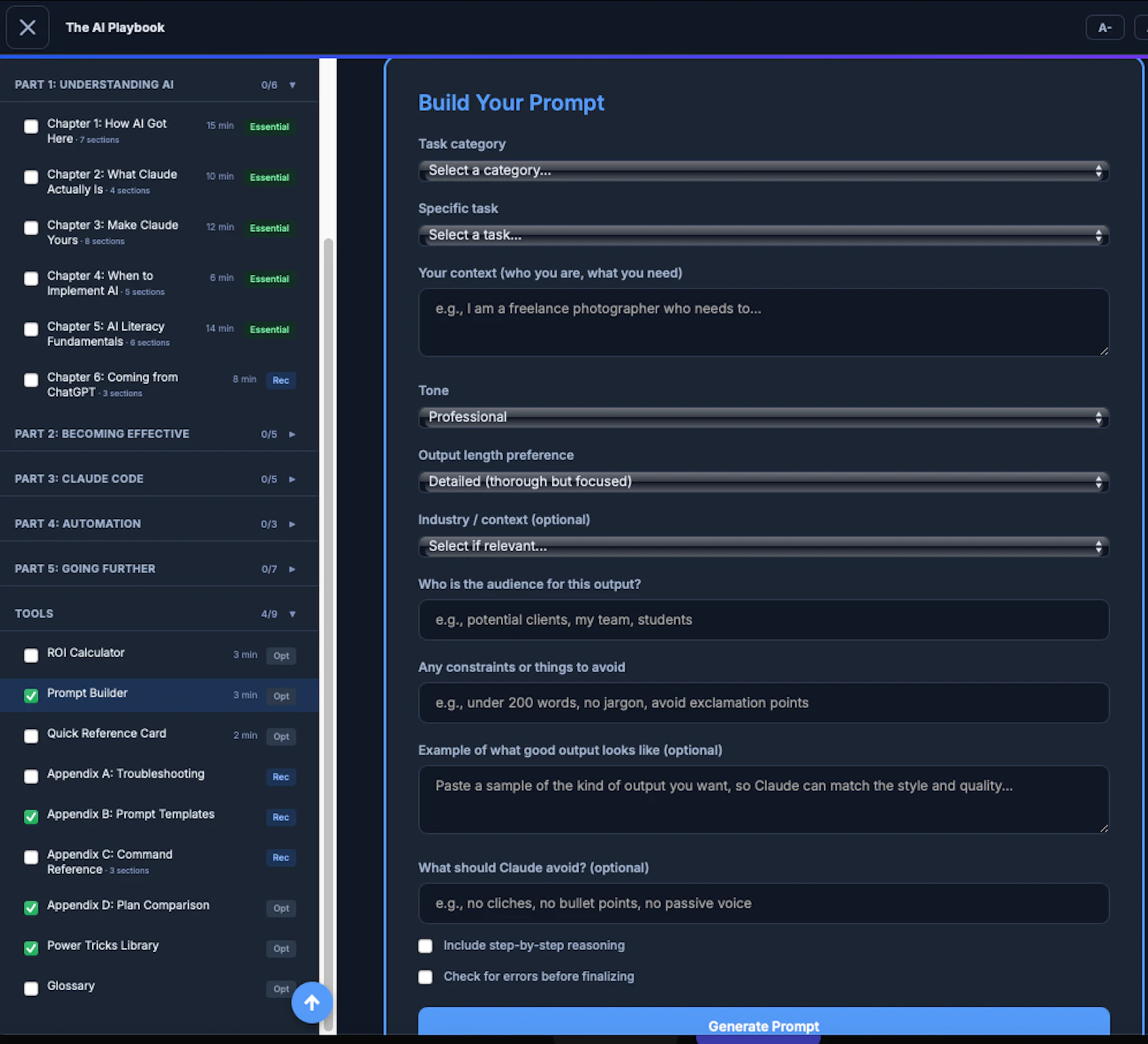 The AI Playbook screenshot 3