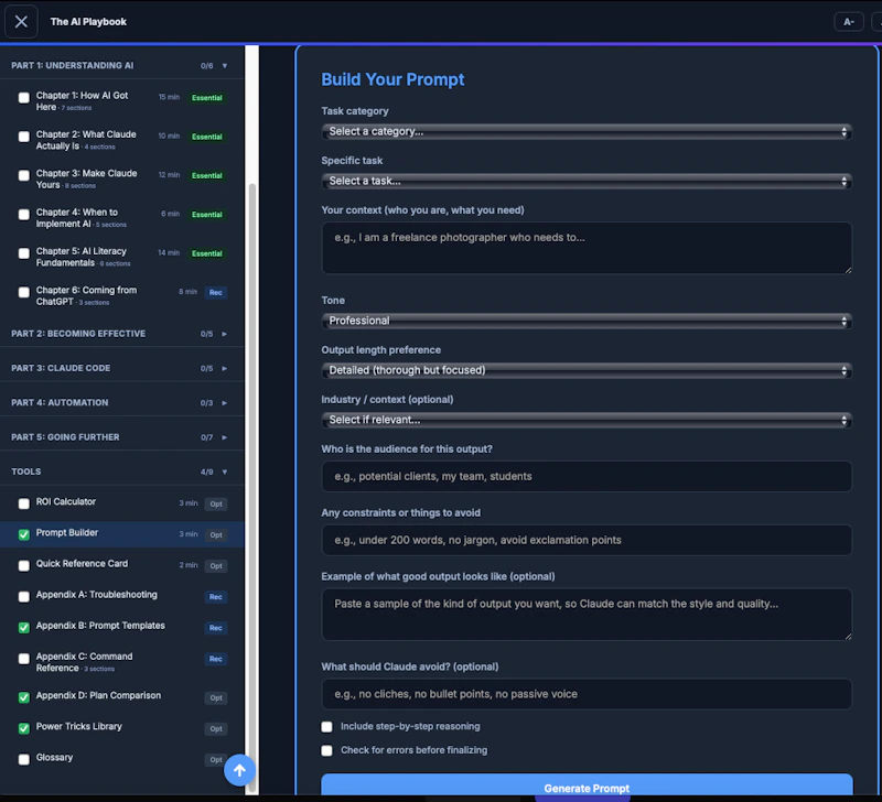 The AI Playbook screenshot 3