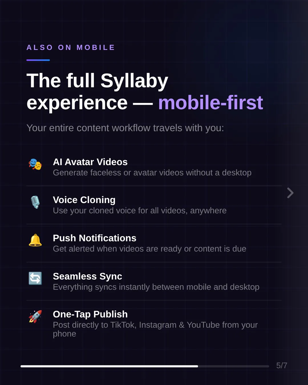 Syllaby Mobile App gallery image