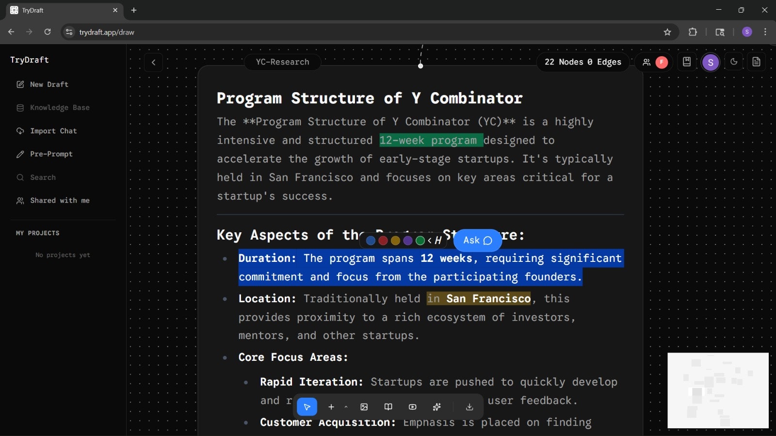 TryDraft gallery image
