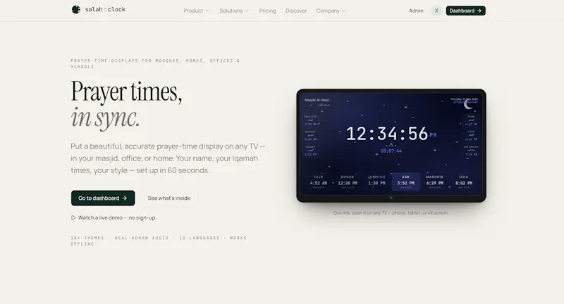 Salah Clock screenshot 3
