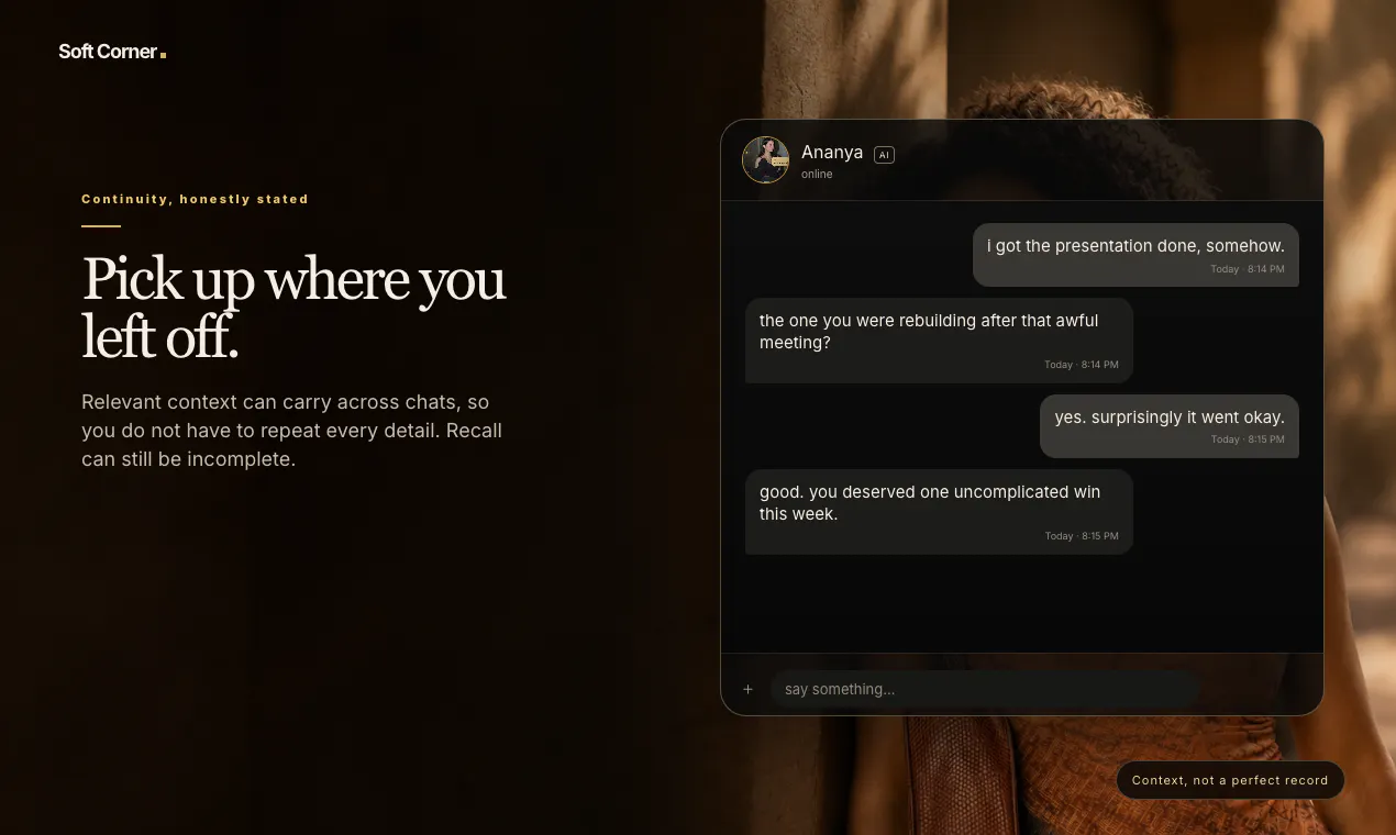 Soft Corner: AI Companion gallery image