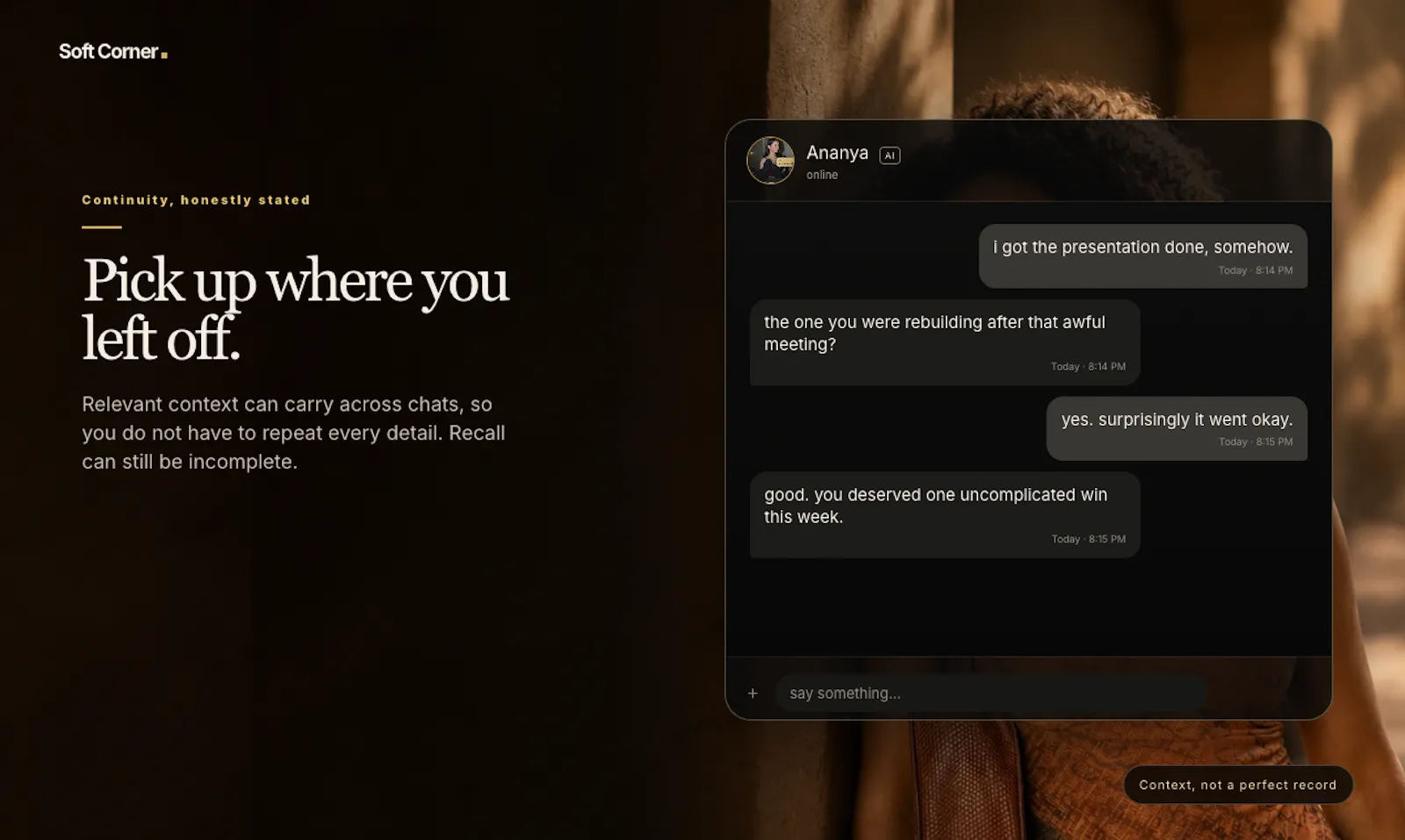 Soft Corner: AI Companion screenshot 3