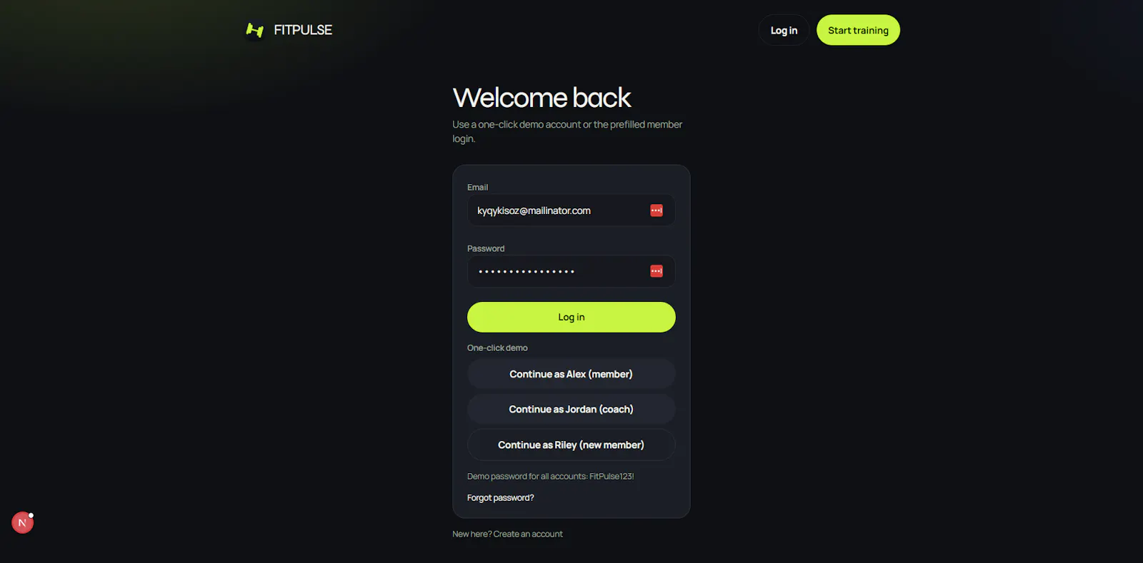 FITPULSE screenshot 1