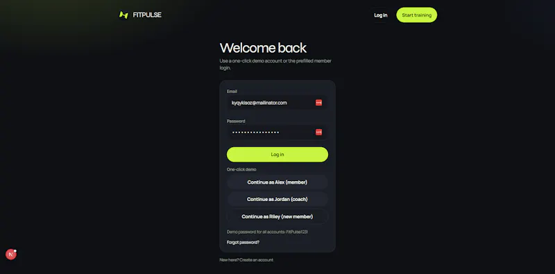 FITPULSE screenshot 1