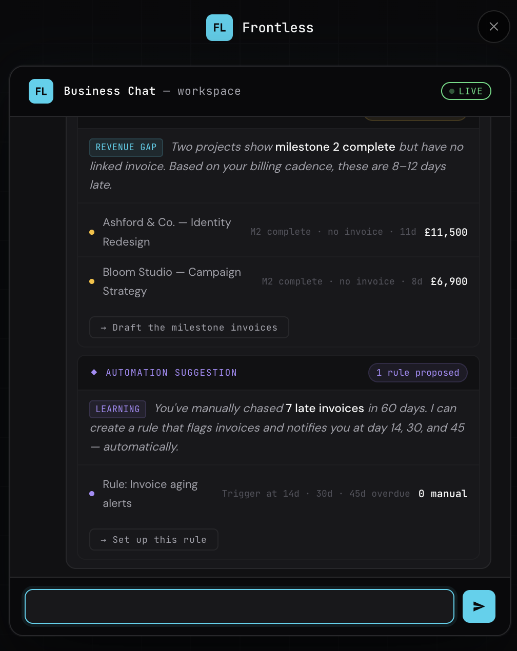 Frontless.app gallery image