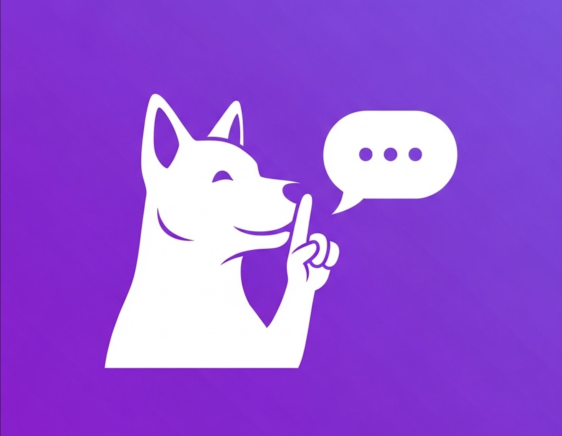 Whisper.dog - Main product screenshot demonstrating key features and user interface