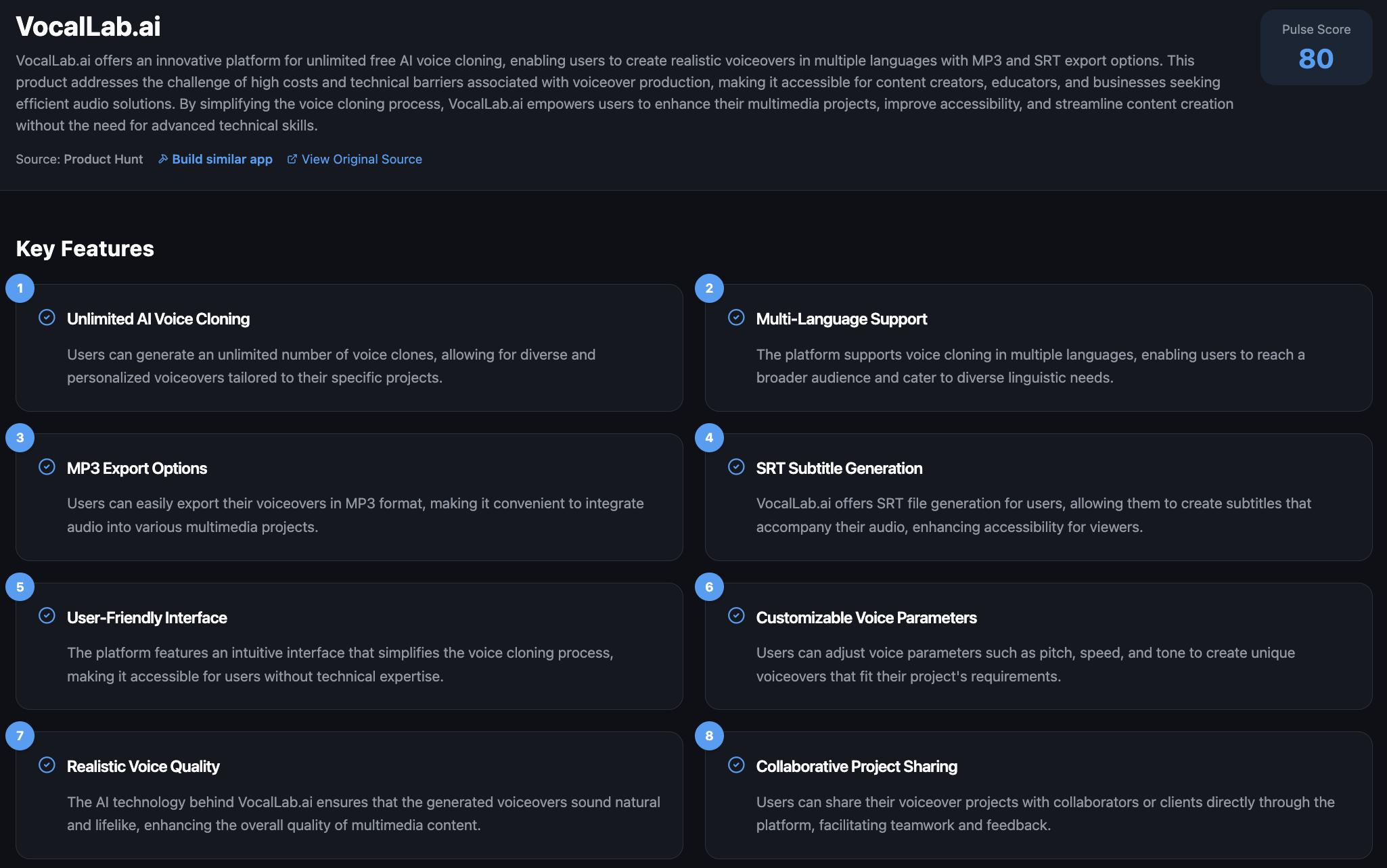 IdeaPulse + VibeIdea - Screenshot 3 showing product features and functionality