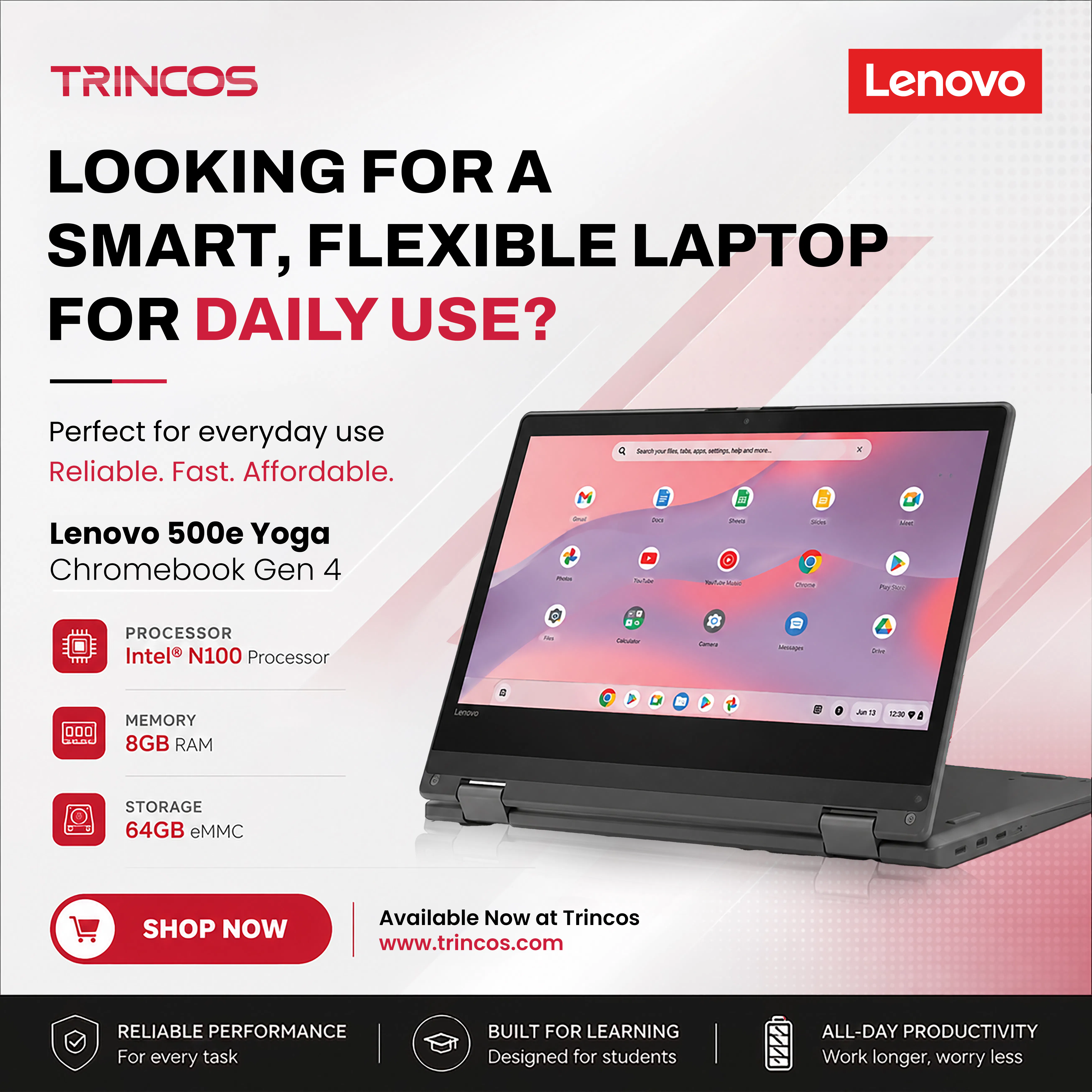 TRINCOS product banner