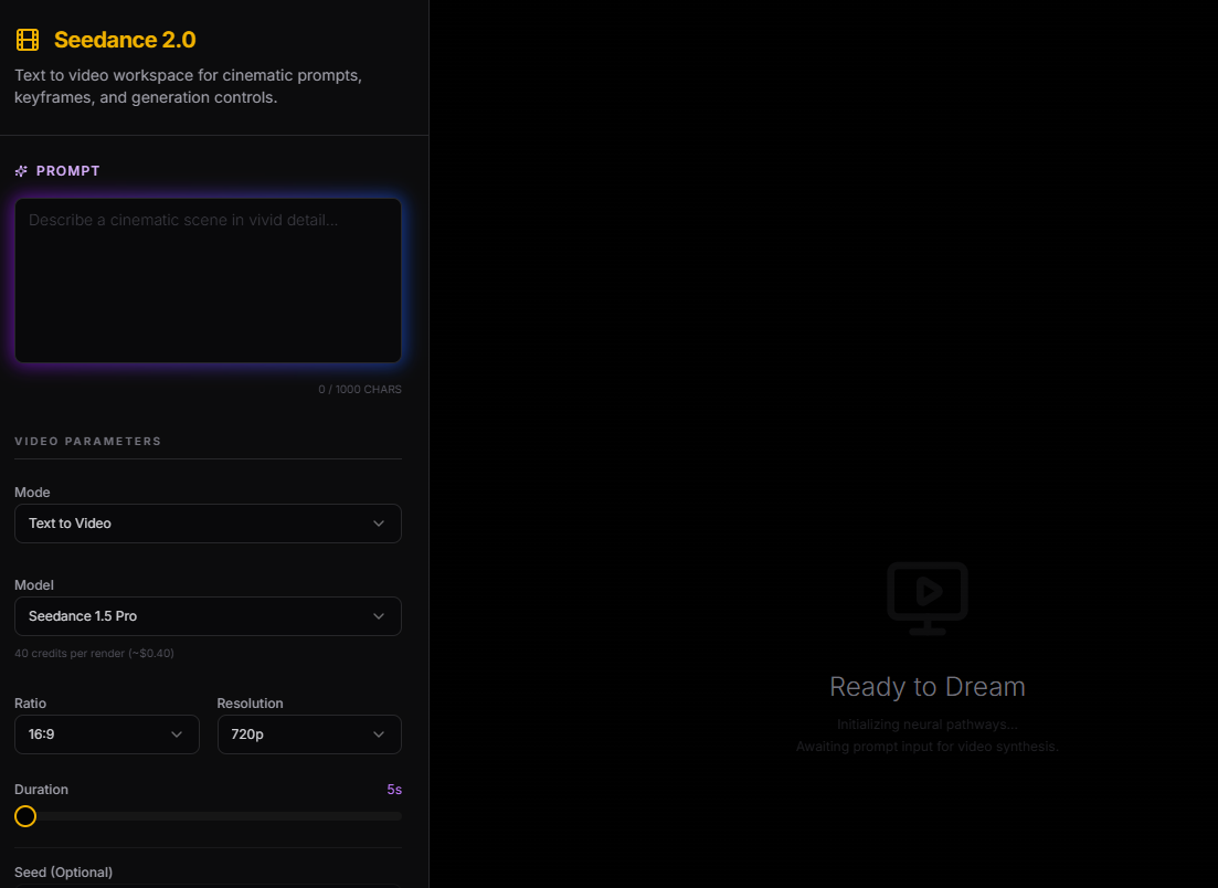 Seedance 2.0 AI Video Generator gallery image